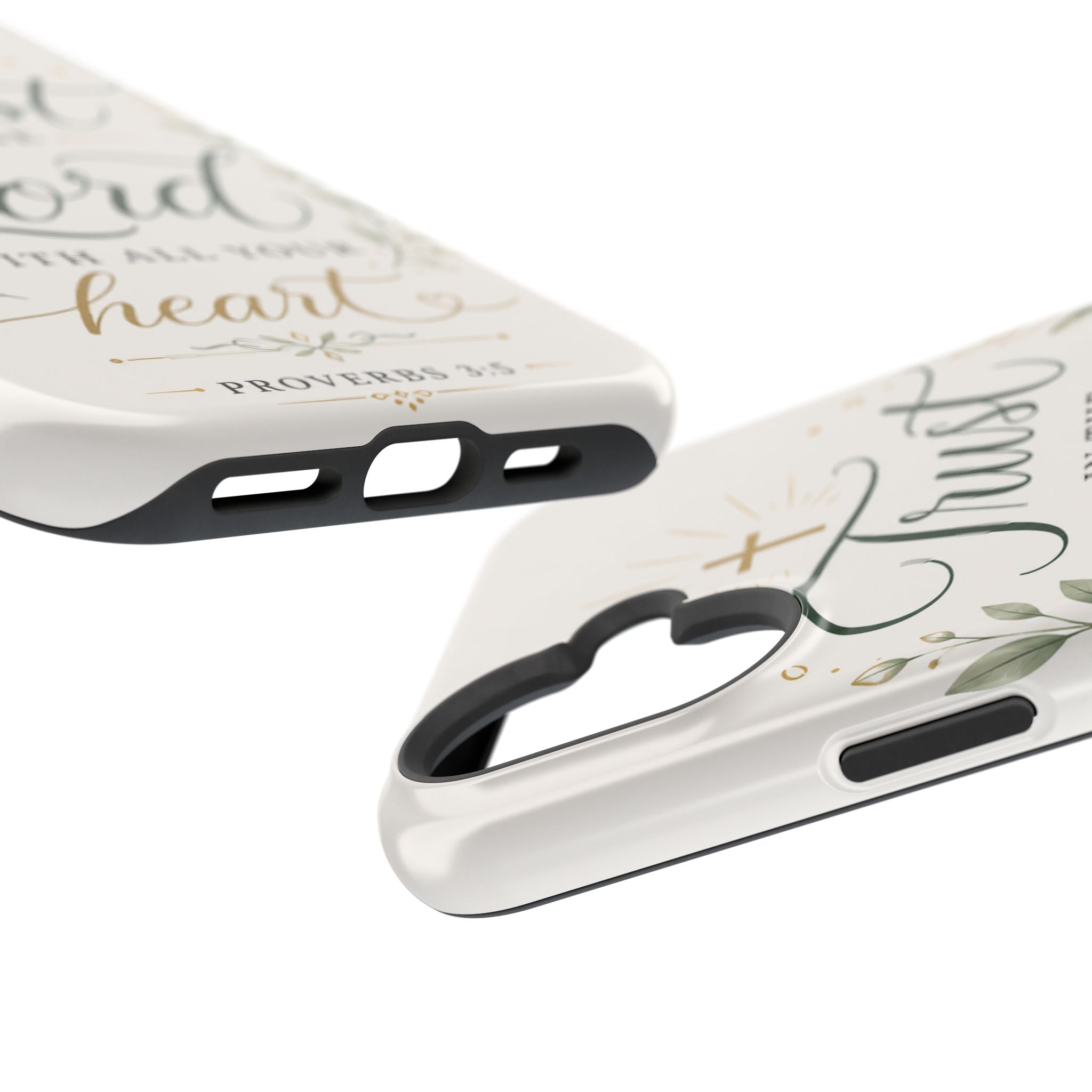 Phone Case — "Trust in the Lord with All Your Heart" Christian Magnetic Impact-Resistant Case