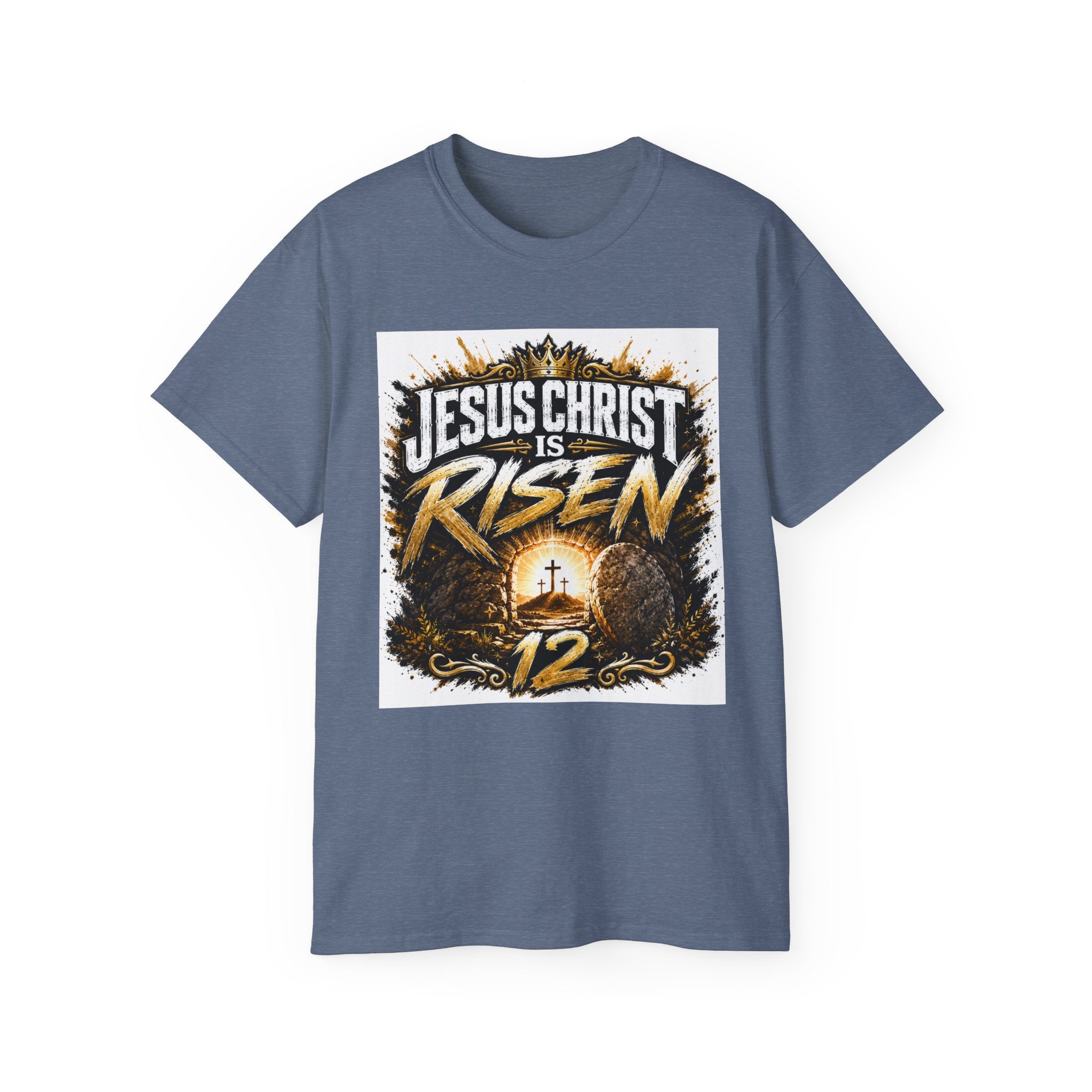 Jesus Christ Is Risen T-Shirt — Easter Christian Faith Tee