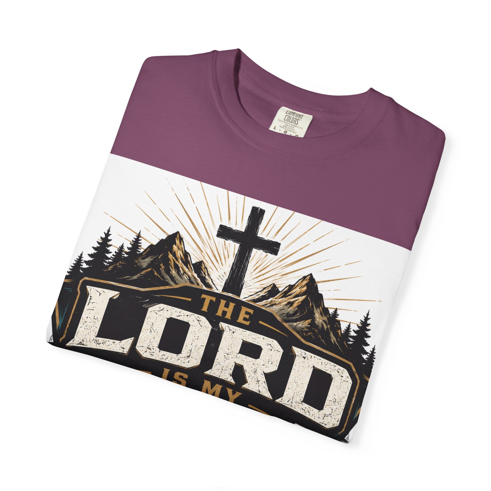Christian T-Shirt — "The Lord Is My Light" Faith Graphic Tee