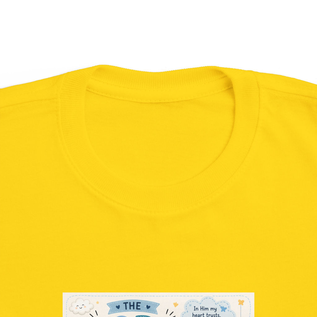 Toddler Tee — "The Lord Is My Strength and Shield" Christian Faith Kids Shirt