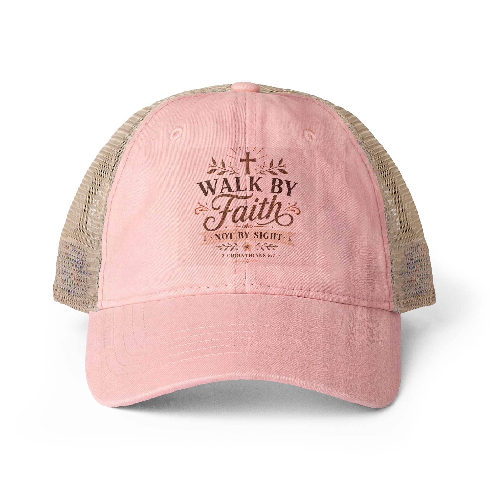 Women's Washed Mesh-Back Cap