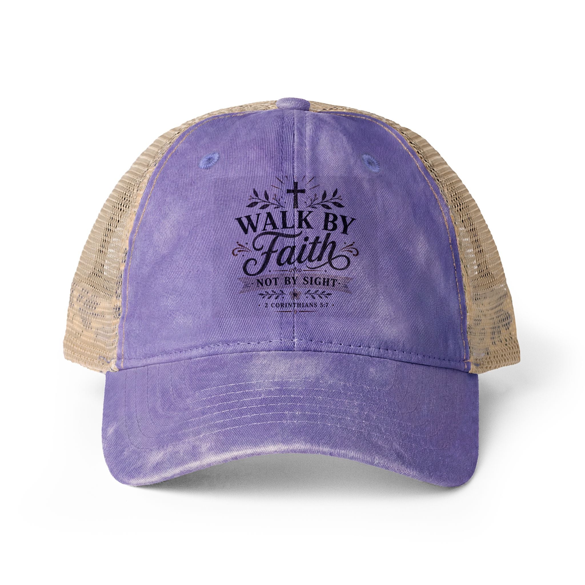 Women's Washed Mesh-Back Cap