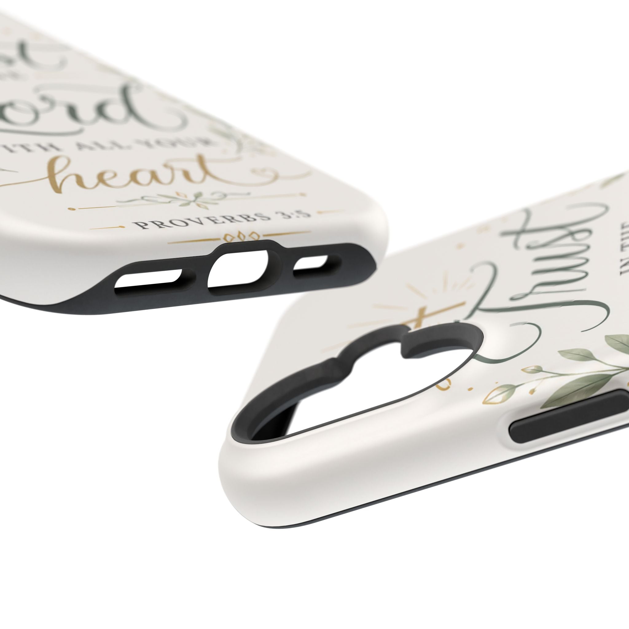 Phone Case — "Trust in the Lord with All Your Heart" Christian Magnetic Impact-Resistant Case