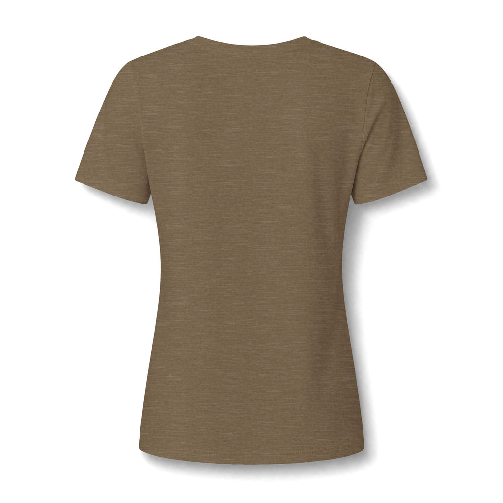 Christian V-Neck Tee — "I Am Winning Souls for Jesus" Floral Design