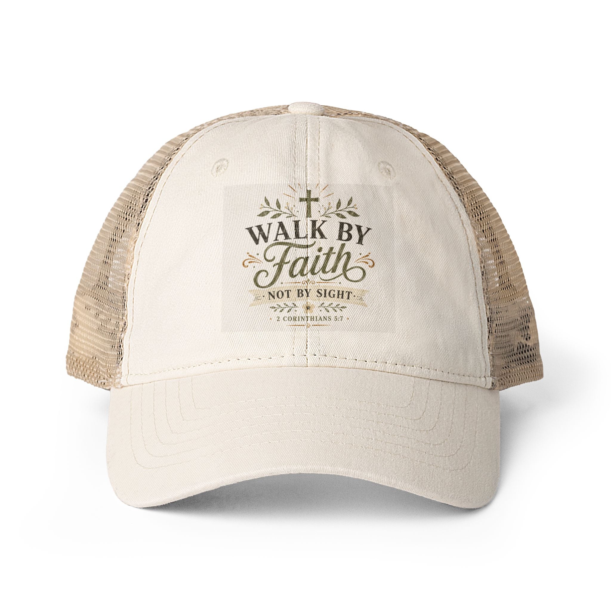 Women's Washed Mesh-Back Cap