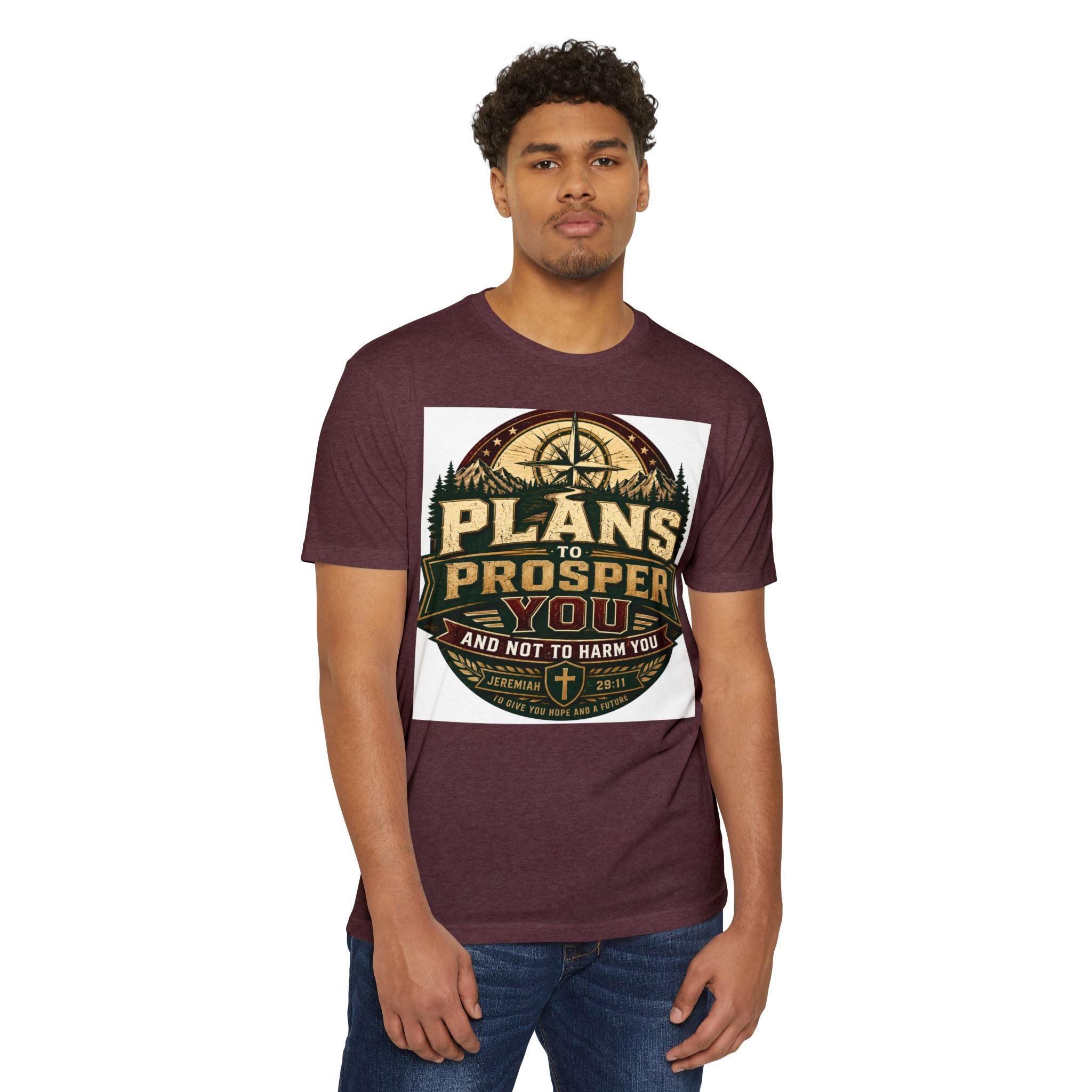 T-Shirt — "Plans to Prosper You" Inspirational Christian Tee