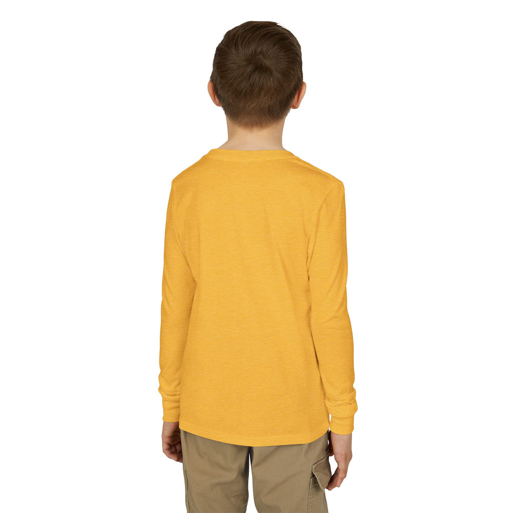 God's Plan Youth Long Sleeve Tee — "God's Plan Is Greater Than My Plans" Christian Kids Shirt