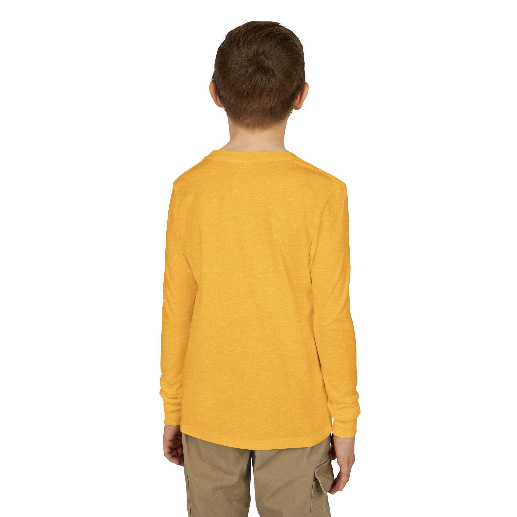 God's Plan Youth Long Sleeve Tee — "God's Plan Is Greater Than My Plans" Christian Kids Shirt