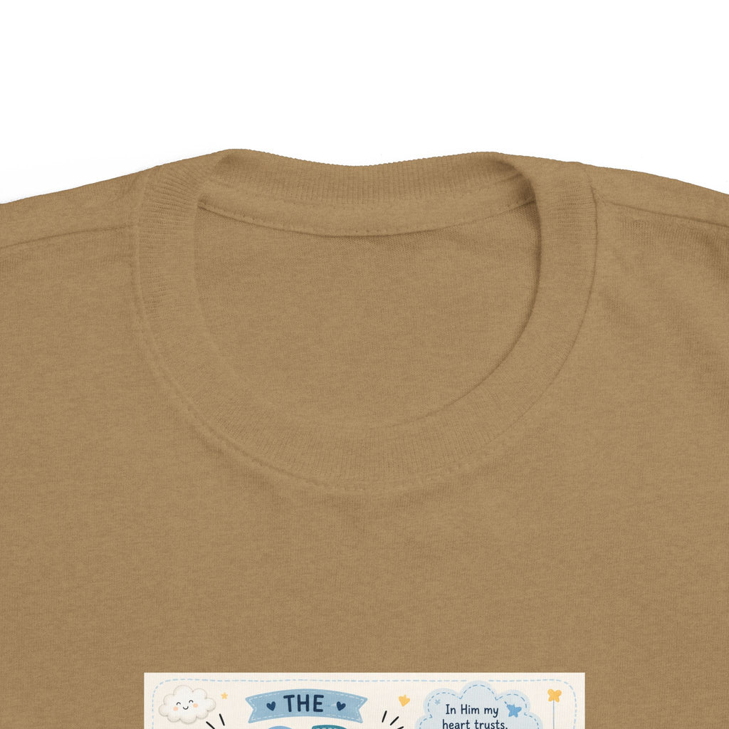 Toddler Tee — "The Lord Is My Strength and Shield" Christian Faith Kids Shirt