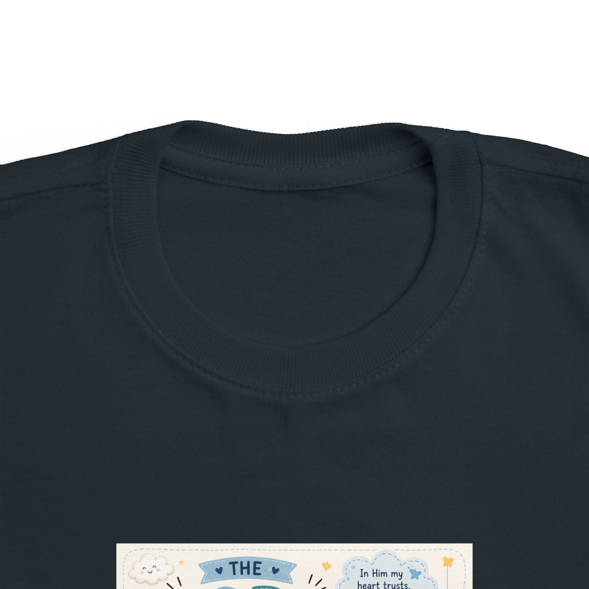 Toddler Tee — "The Lord Is My Strength and Shield" Christian Faith Kids Shirt