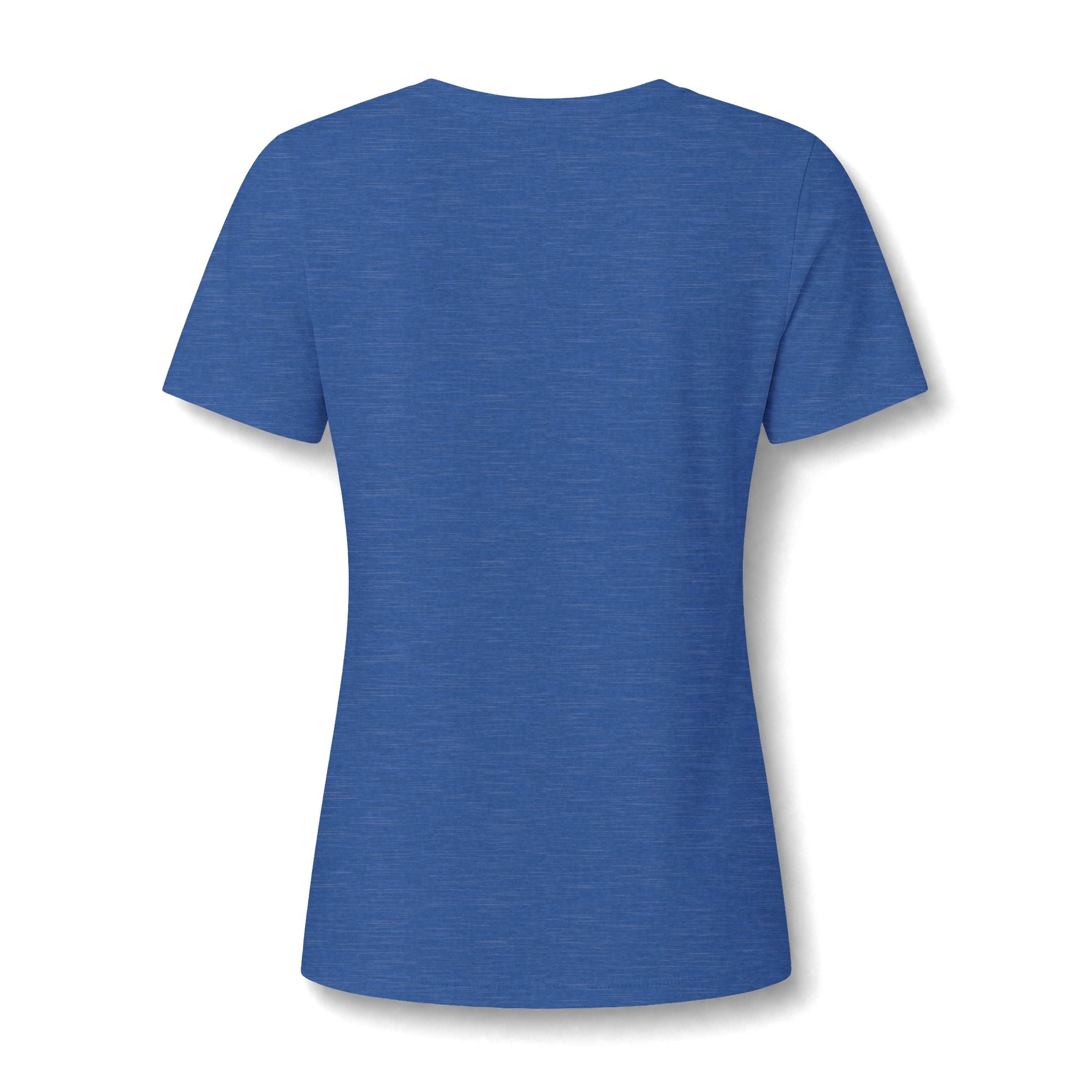Christian V-Neck Tee — "I Am Winning Souls for Jesus" Floral Design