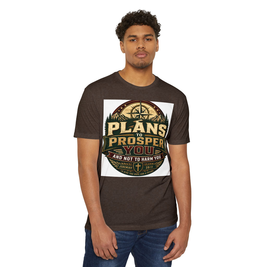 T-Shirt — "Plans to Prosper You" Inspirational Christian Tee