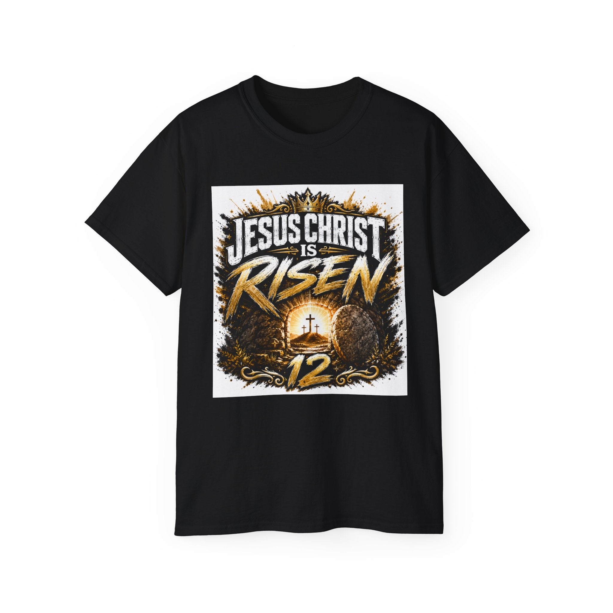Jesus Christ Is Risen T-Shirt — Easter Christian Faith Tee