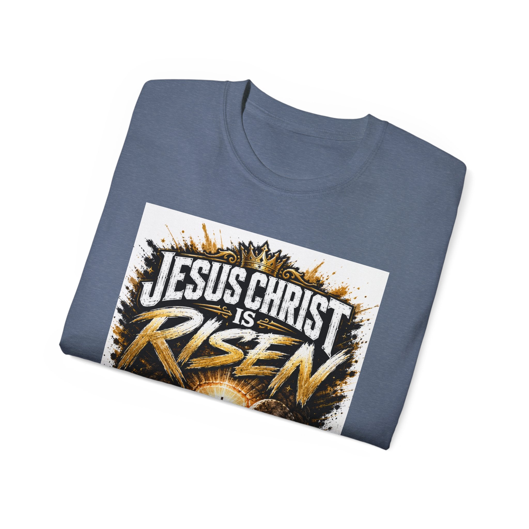 Jesus Christ Is Risen T-Shirt — Easter Christian Faith Tee
