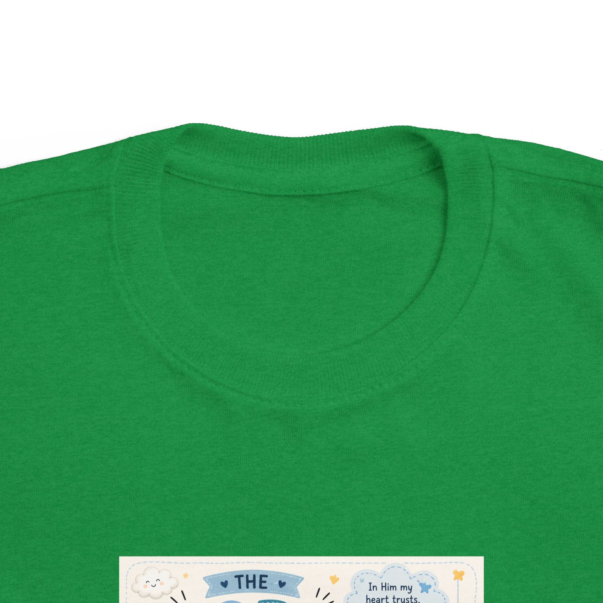 Toddler Tee — "The Lord Is My Strength and Shield" Christian Faith Kids Shirt