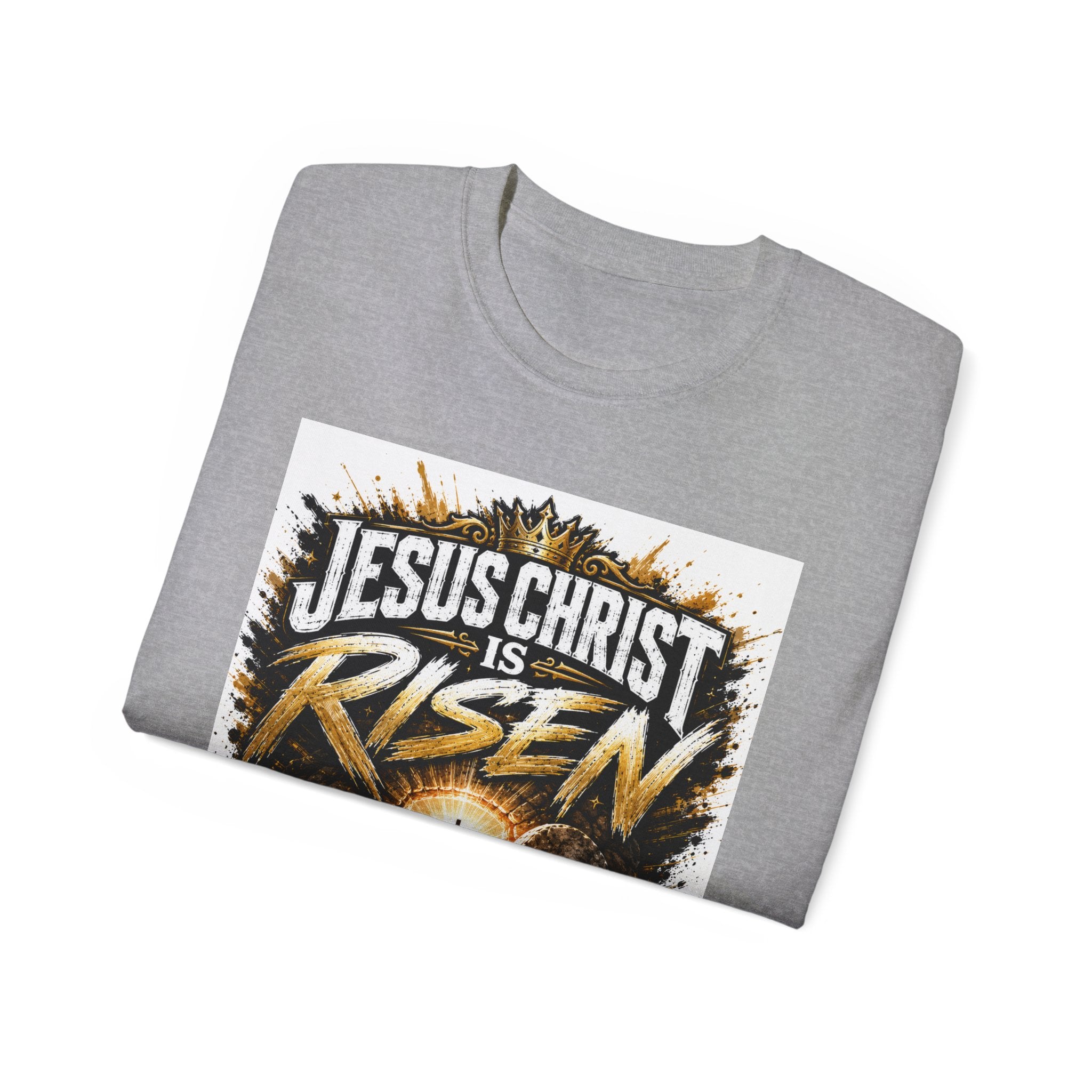 Jesus Christ Is Risen T-Shirt — Easter Christian Faith Tee