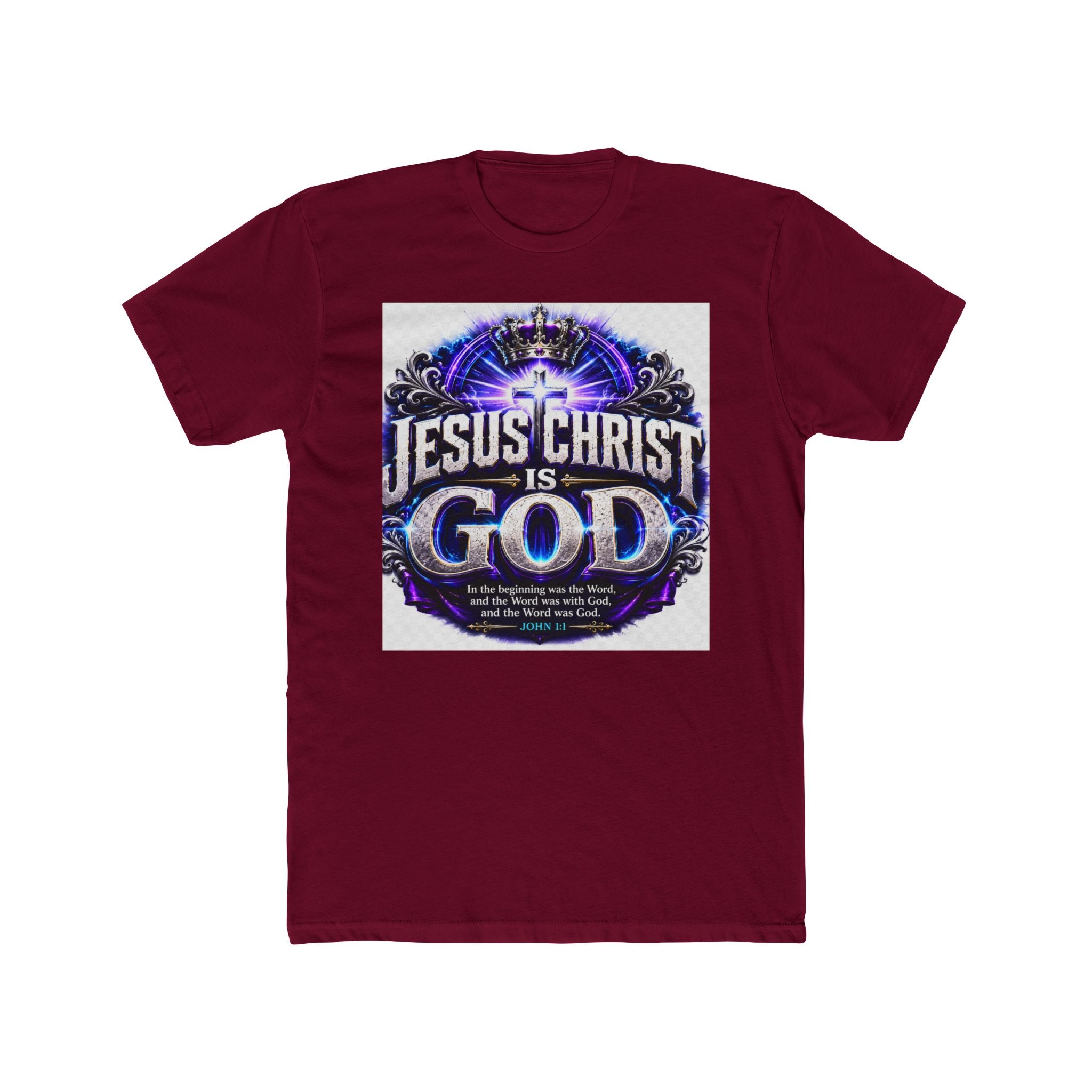 Jesus Christ Is God T-Shirt — Christian Faith Graphic Tee