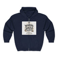 Christian Zip Hoodie — "Winning Souls for Jesus" Faith Ministry Sweatshirt