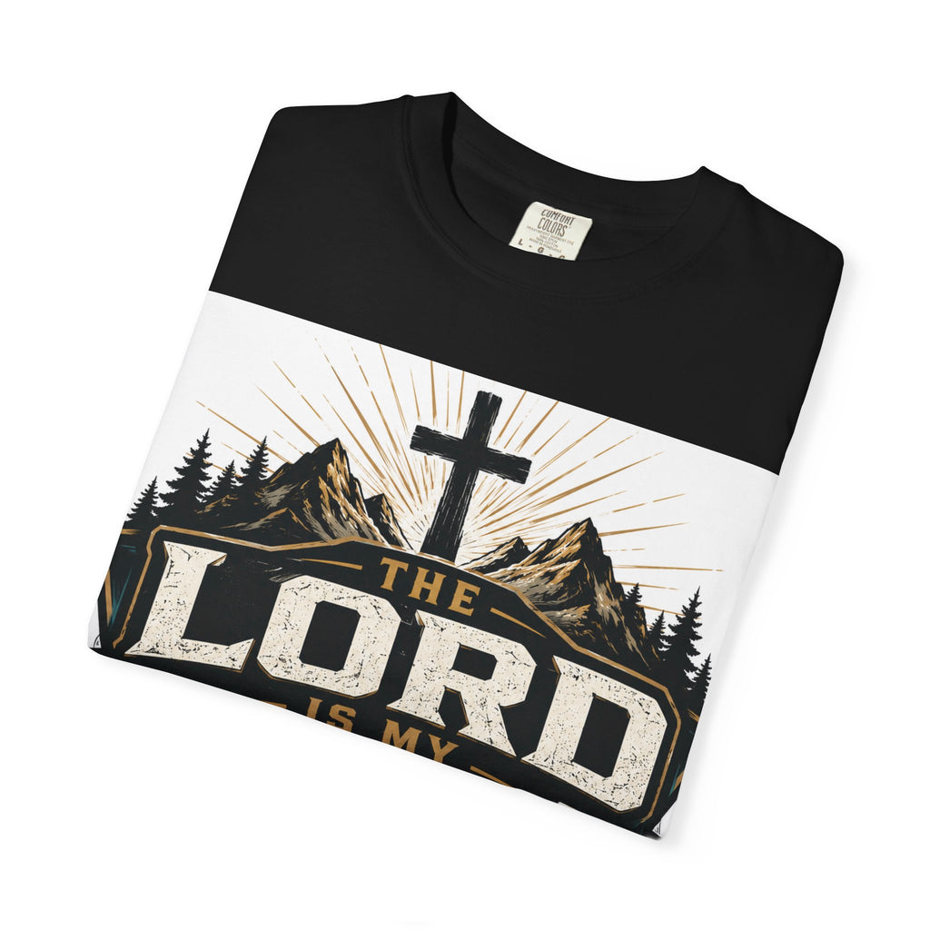 Christian T-Shirt — "The Lord Is My Light" Faith Graphic Tee