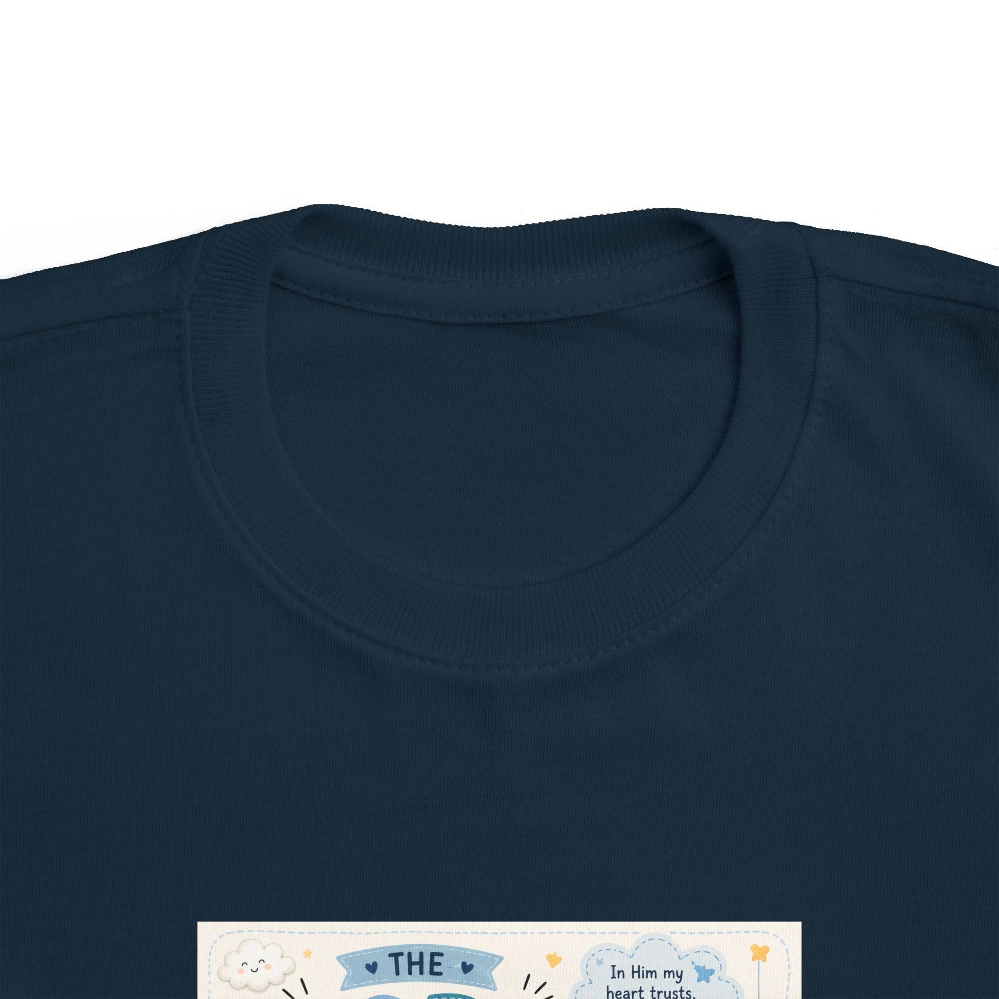 Toddler Tee — "The Lord Is My Strength and Shield" Christian Faith Kids Shirt