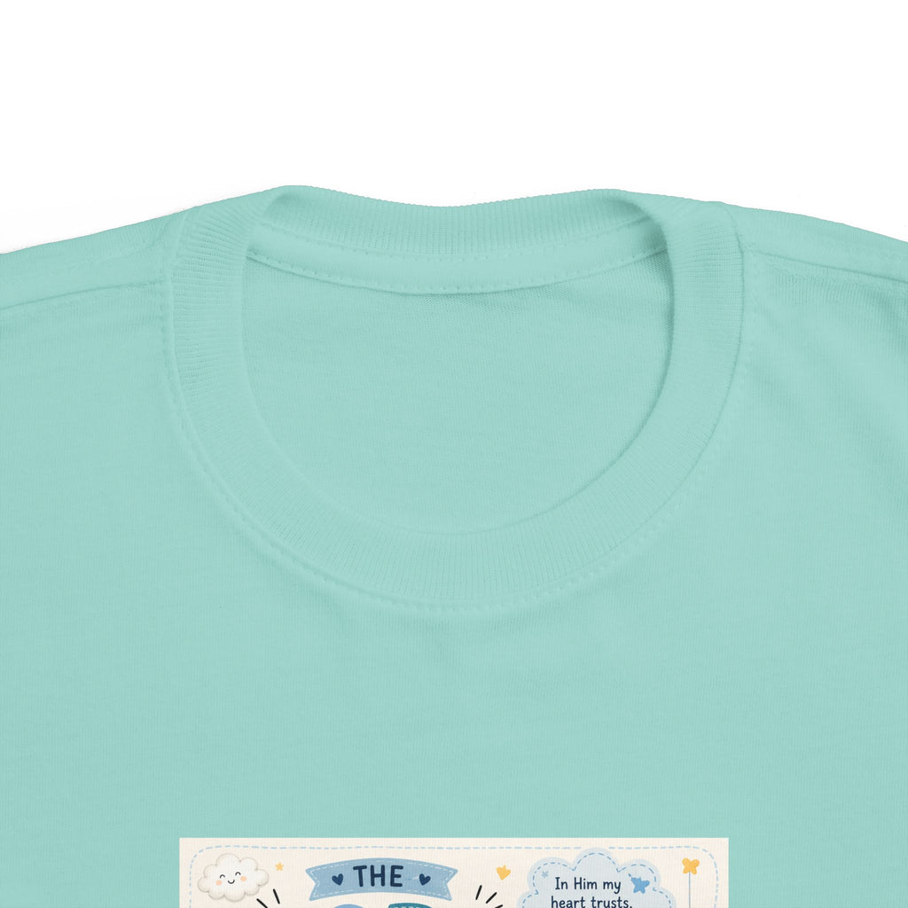 Toddler Tee — "The Lord Is My Strength and Shield" Christian Faith Kids Shirt