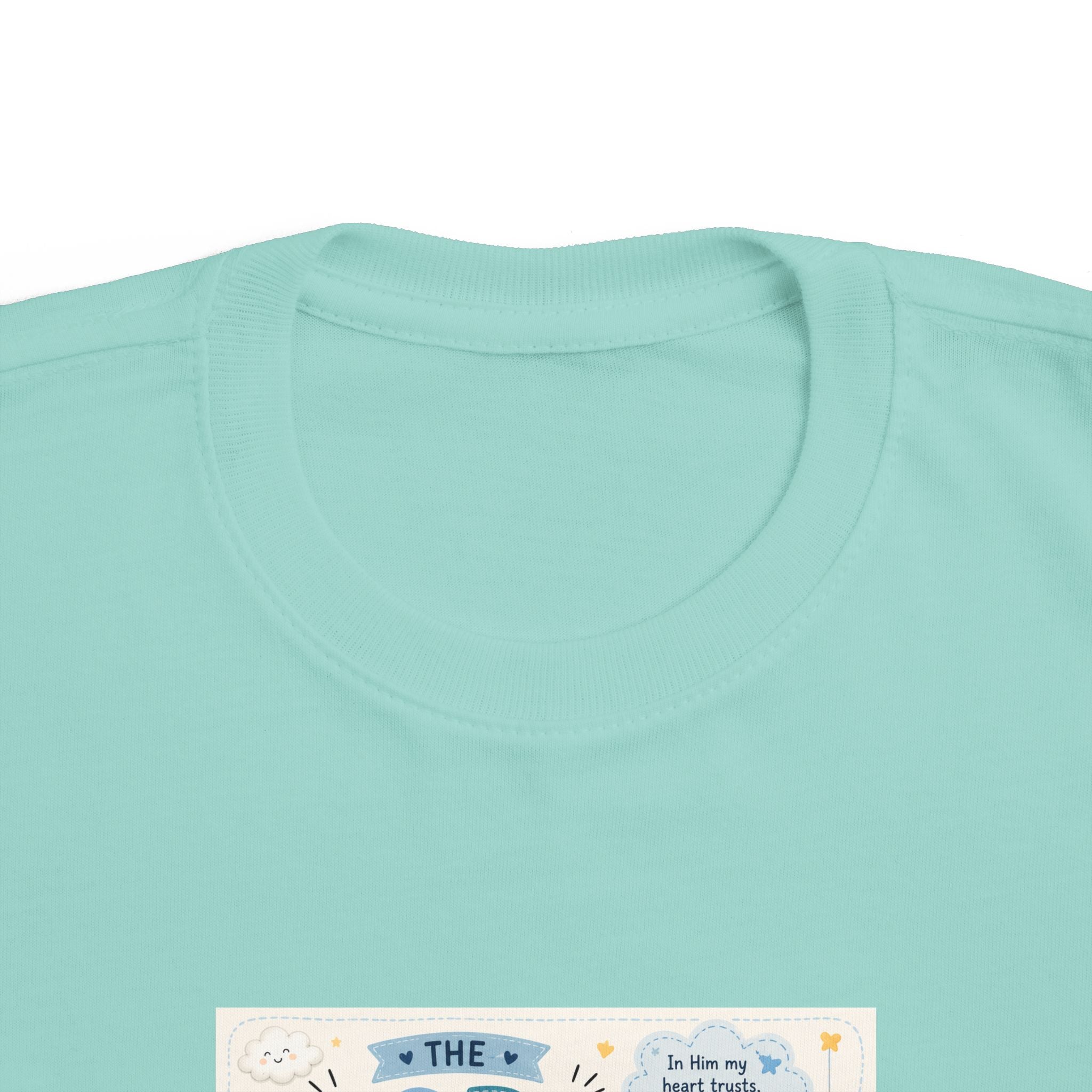 Toddler Tee — "The Lord Is My Strength and Shield" Christian Faith Kids Shirt