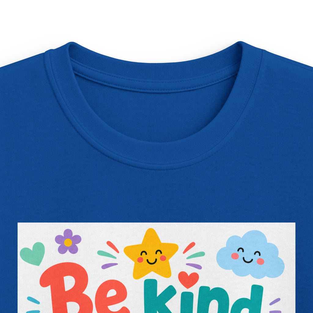 Kids Tee — “Be Kind to One Another” Ephesians 4:32 Christian Rainbow Shirt