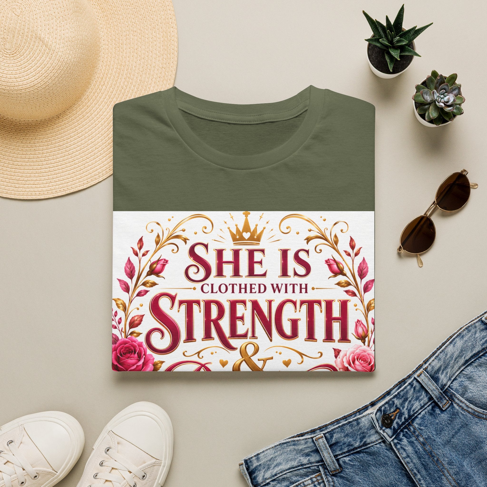 She Is Clothed With Strength & Dignity T-Shirt