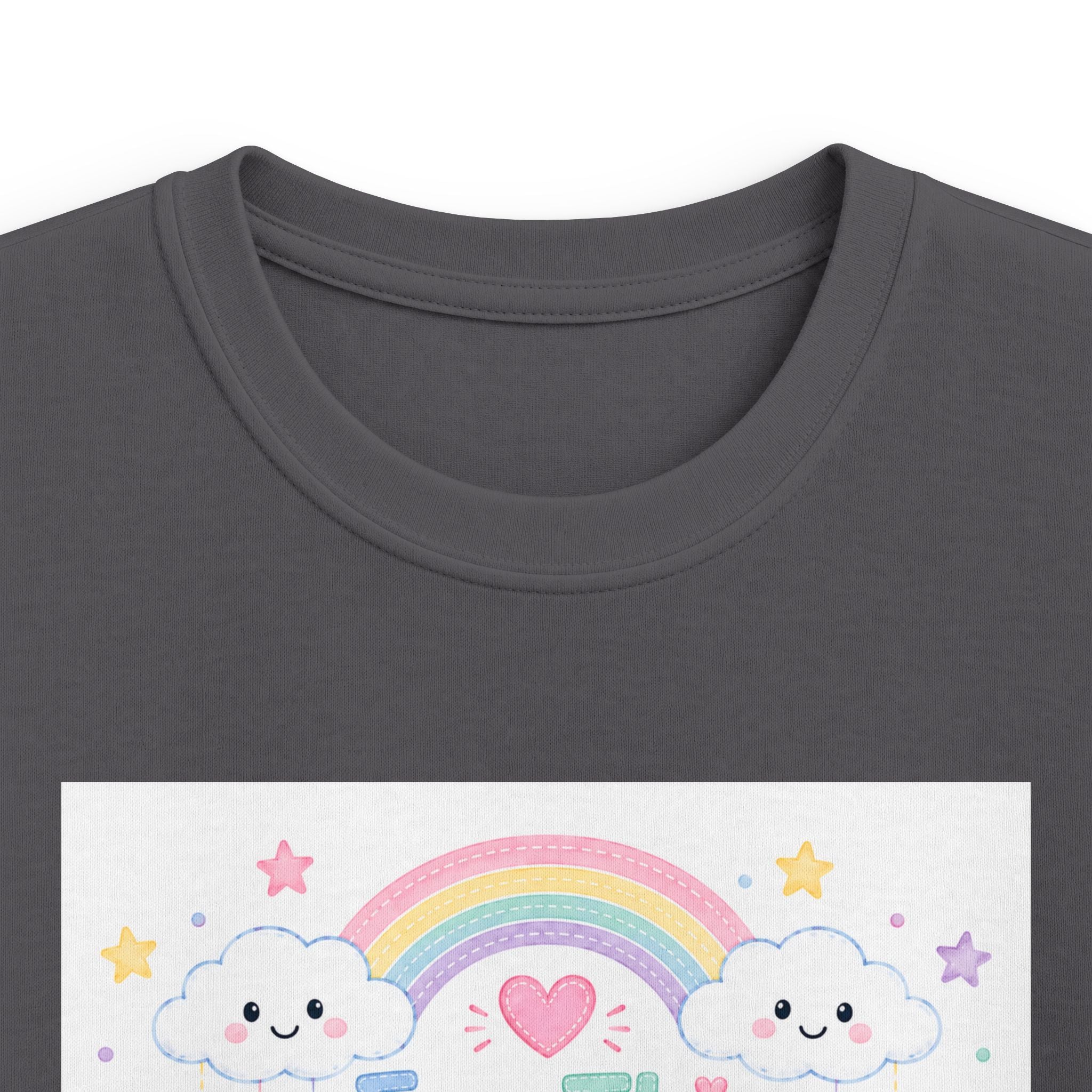 Kids Tee — "For This Child I Have Prayed" Pastel Rainbow Christian Shirt (1 Samuel 1:27)
