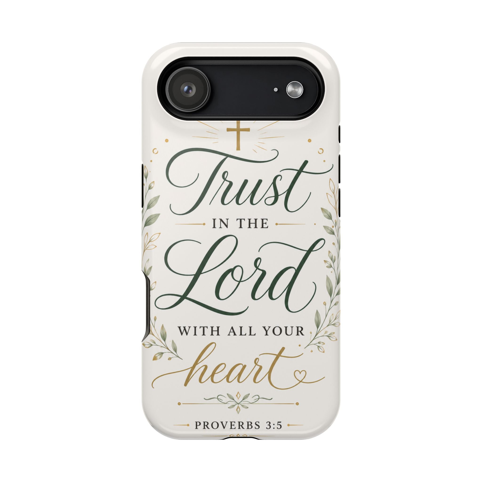 Phone Case — "Trust in the Lord with All Your Heart" Christian Magnetic Impact-Resistant Case