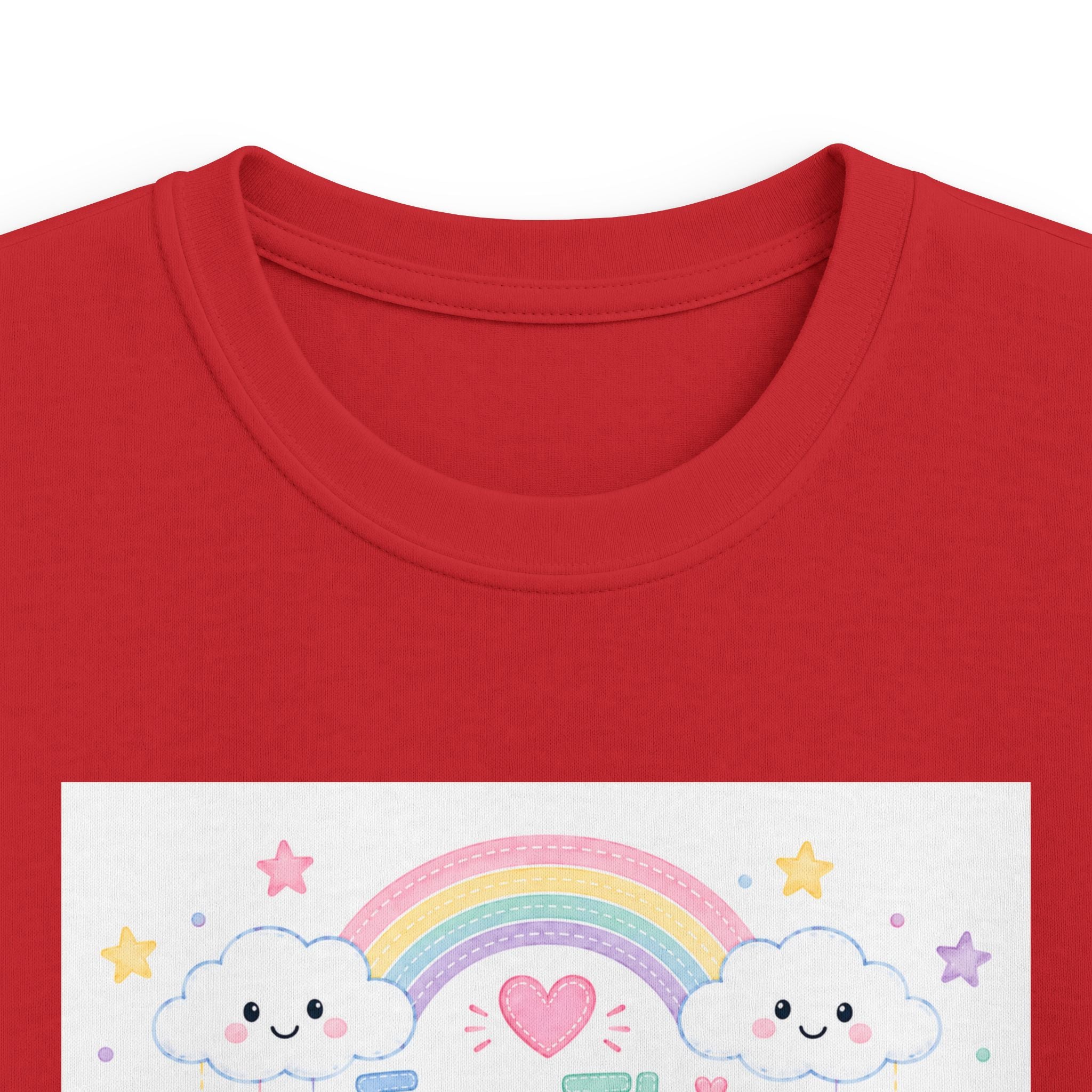 Kids Tee — "For This Child I Have Prayed" Pastel Rainbow Christian Shirt (1 Samuel 1:27)