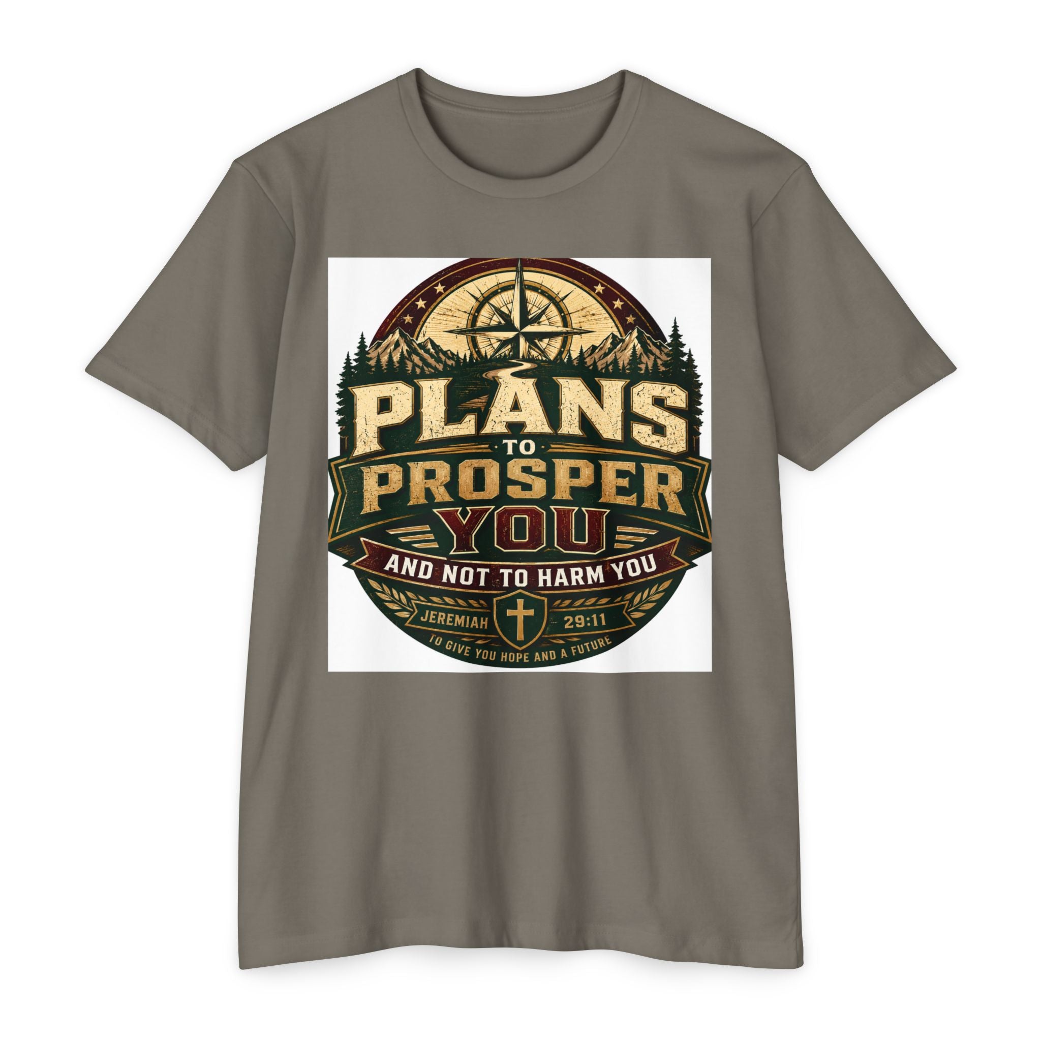 T-Shirt — "Plans to Prosper You" Inspirational Christian Tee