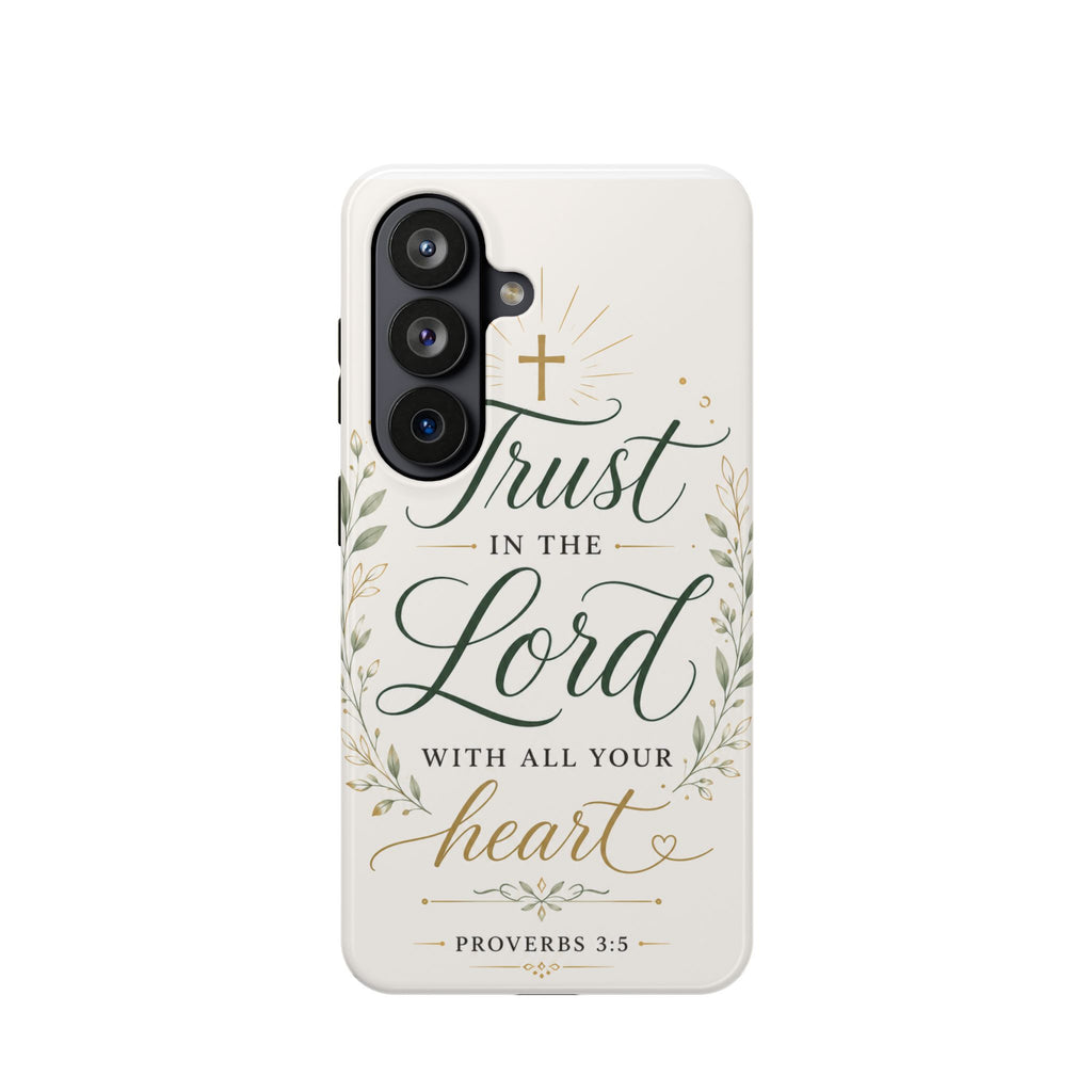 Phone Case — "Trust in the Lord with All Your Heart" Christian Magnetic Impact-Resistant Case