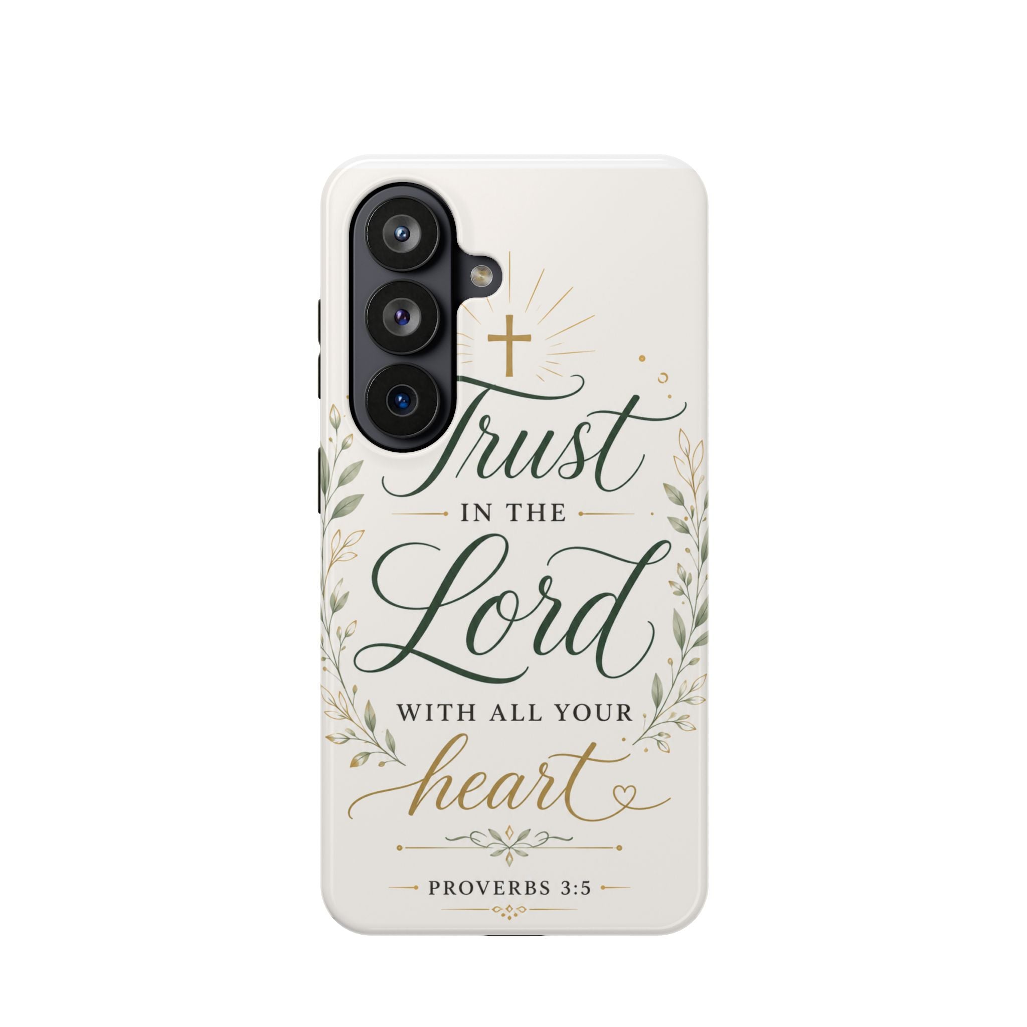 Phone Case — "Trust in the Lord with All Your Heart" Christian Magnetic Impact-Resistant Case