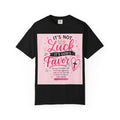 Christian Faith T-Shirt — "It's Not Luck, It's God's Favor" Inspirational Tee