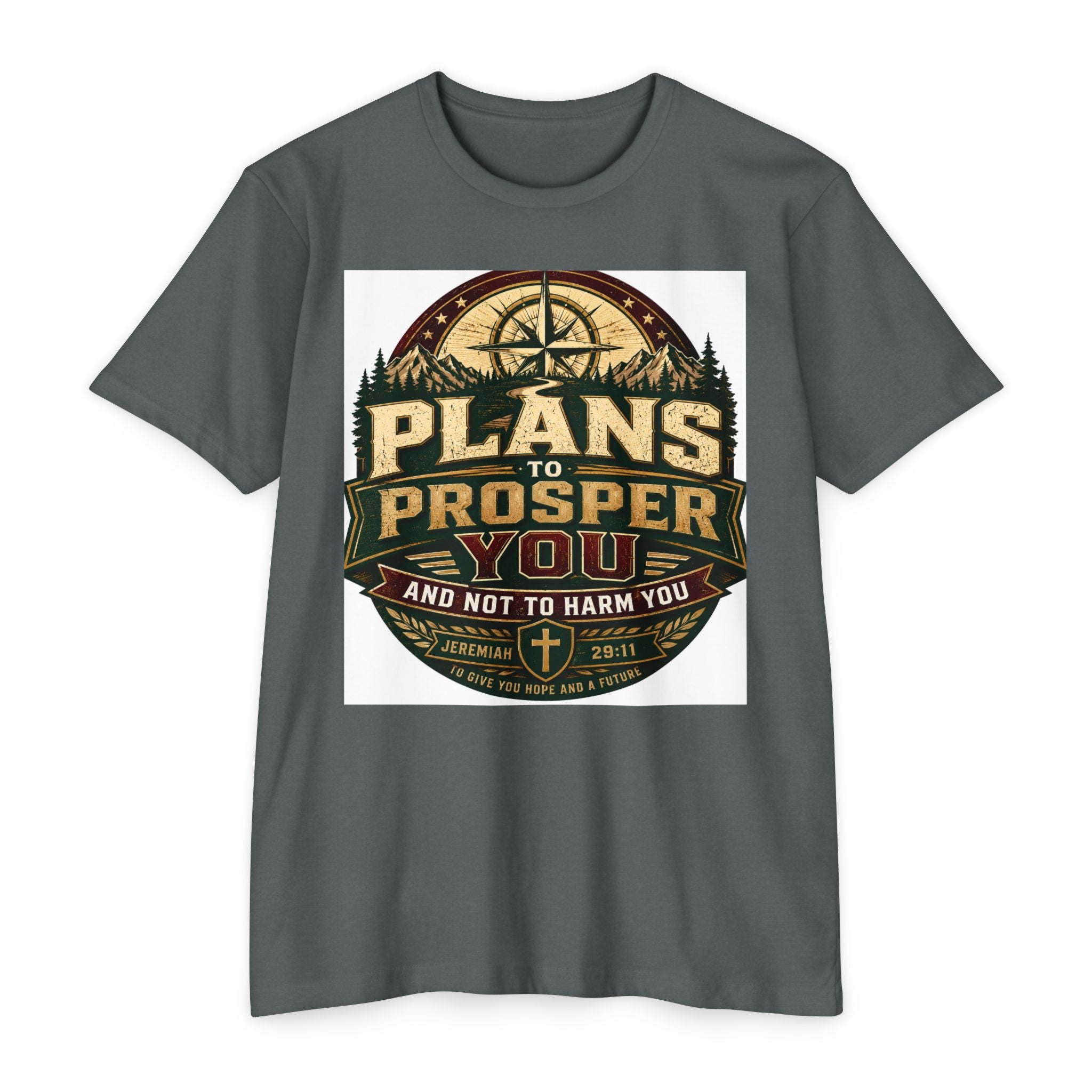 T-Shirt — "Plans to Prosper You" Inspirational Christian Tee
