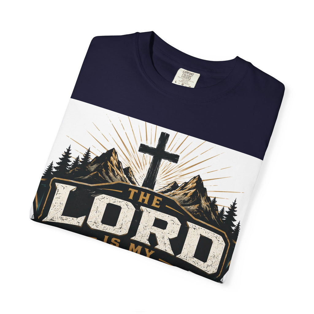 Christian T-Shirt — "The Lord Is My Light" Faith Graphic Tee