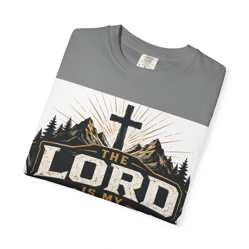 Christian T-Shirt — "The Lord Is My Light" Faith Graphic Tee