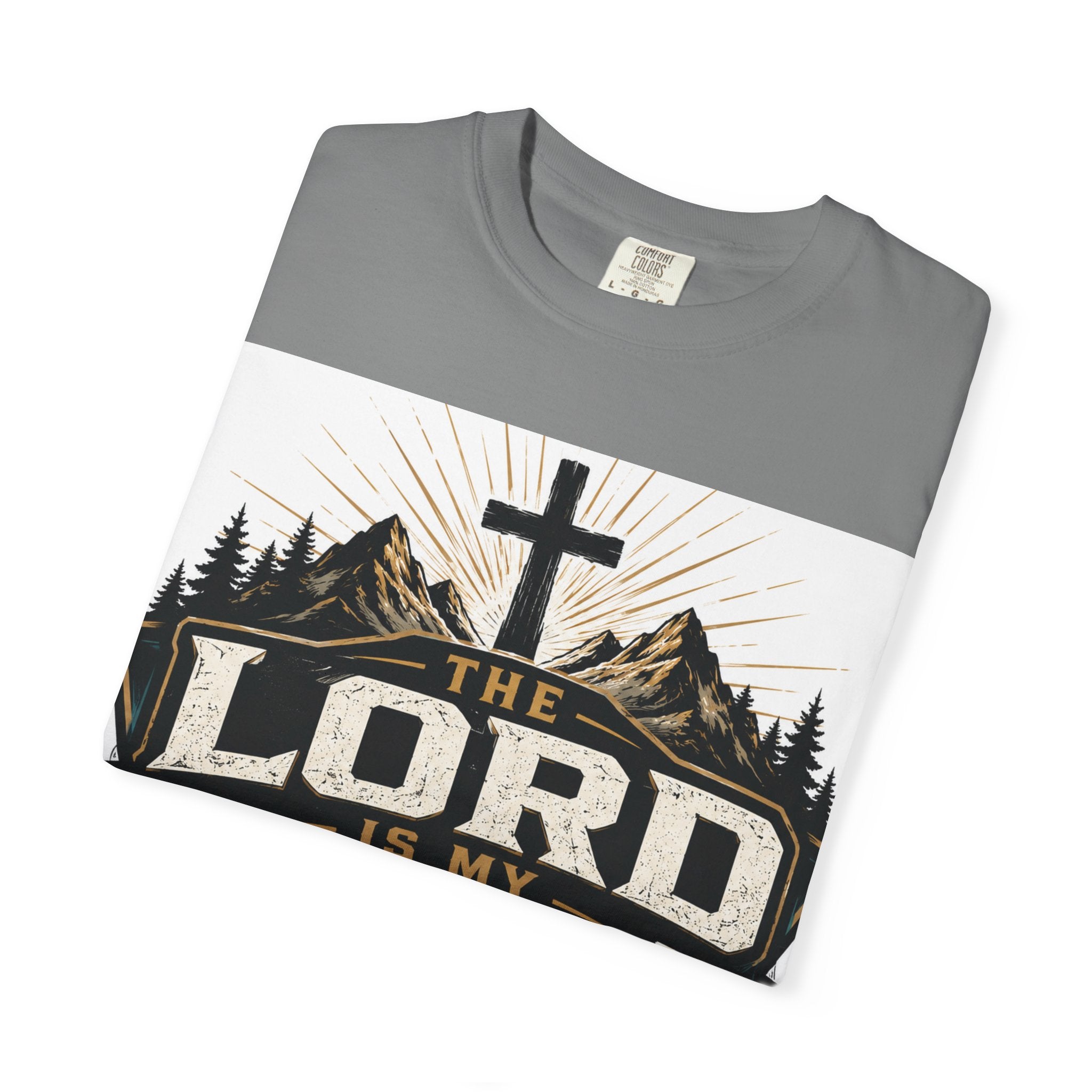 Christian T-Shirt — "The Lord Is My Light" Faith Graphic Tee