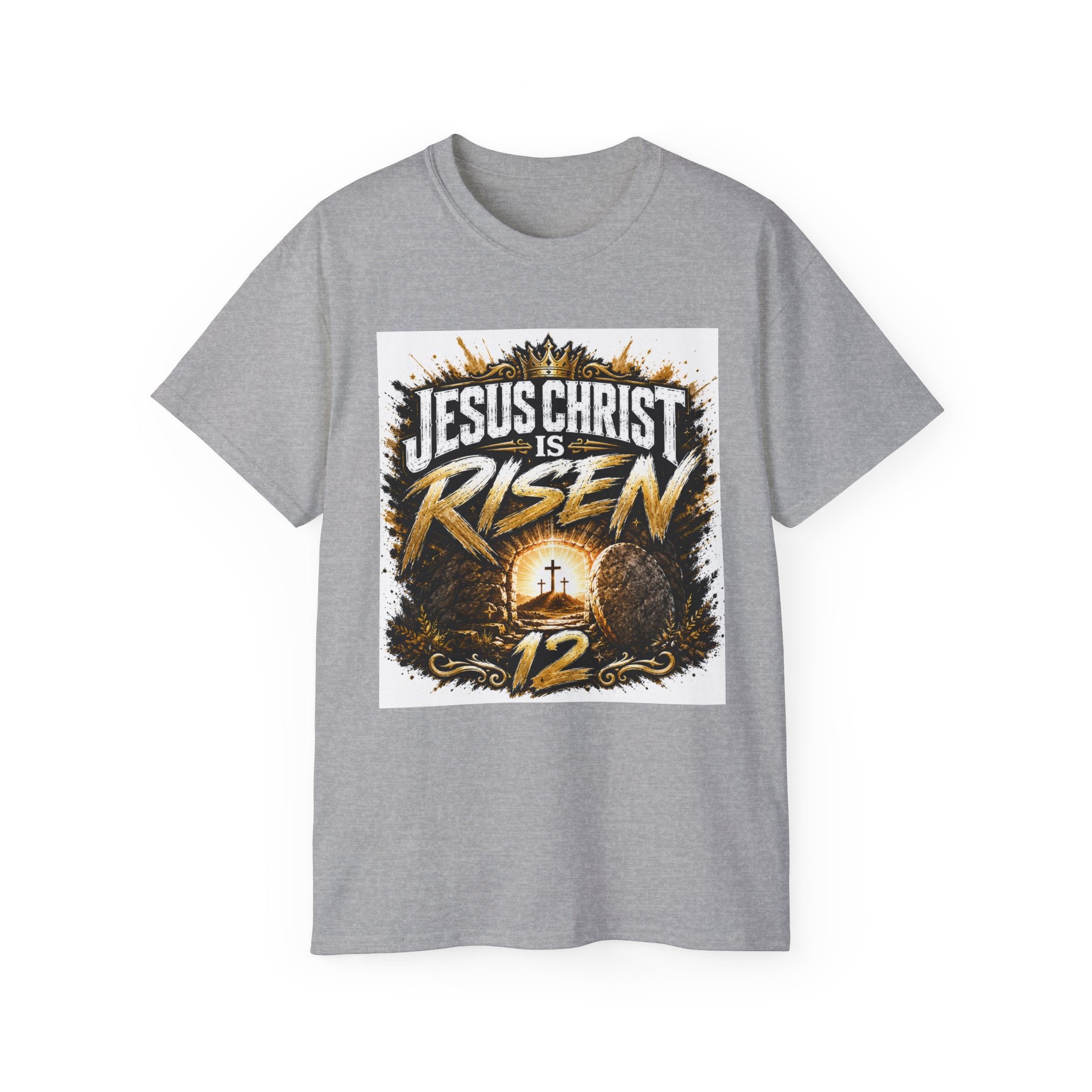 Jesus Christ Is Risen T-Shirt — Easter Christian Faith Tee