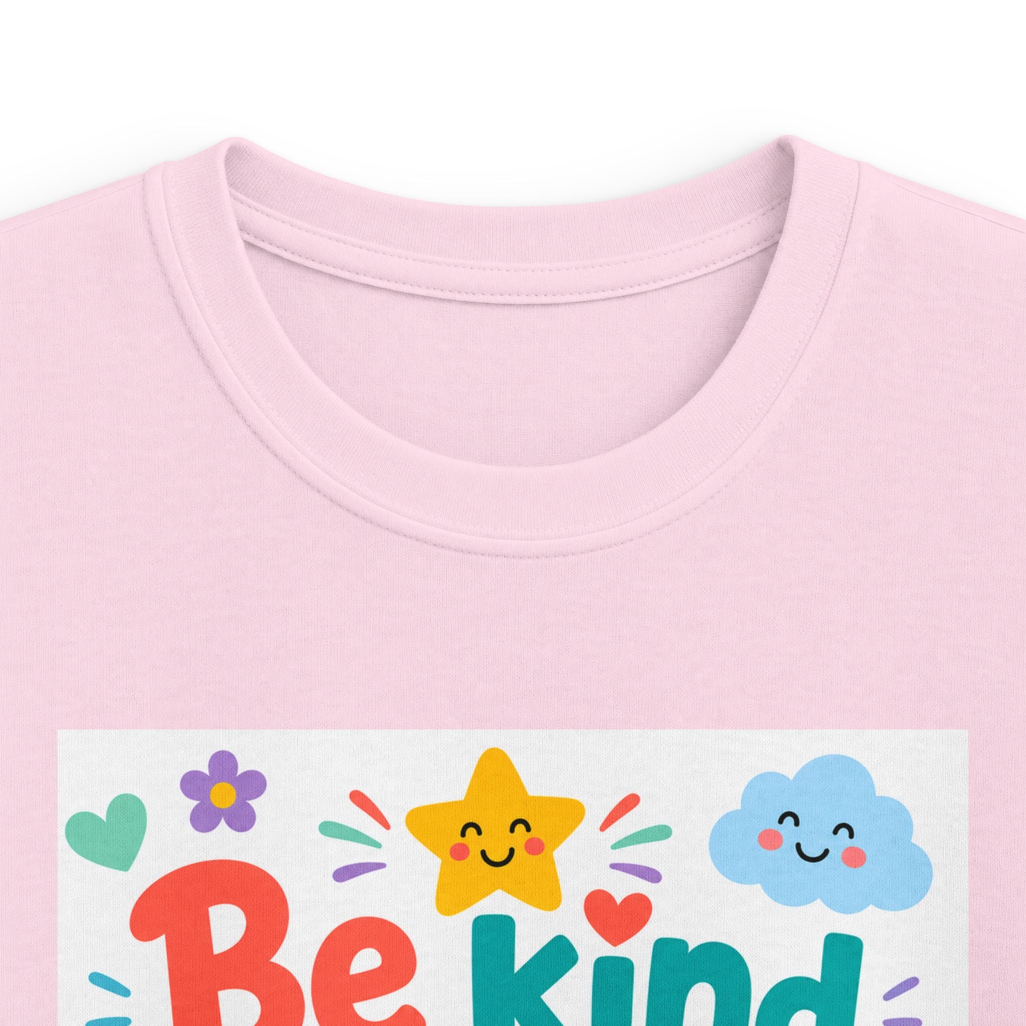 Kids Tee — “Be Kind to One Another” Ephesians 4:32 Christian Rainbow Shirt