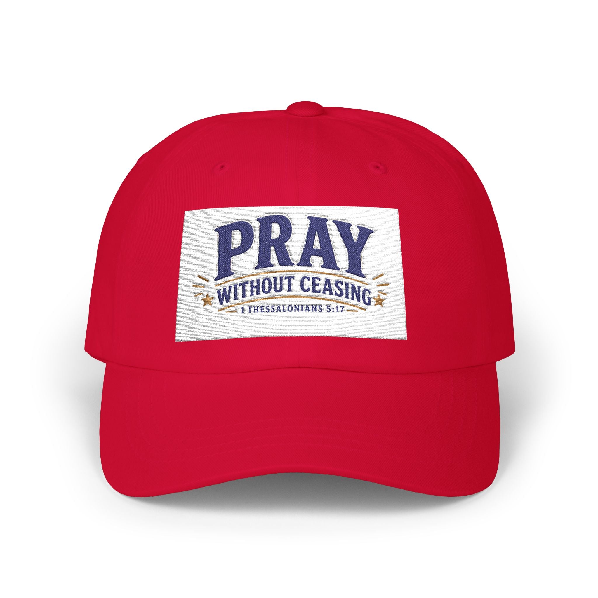 Pray Without Ceasing Dad Cap — Christian Prayer Baseball Hat