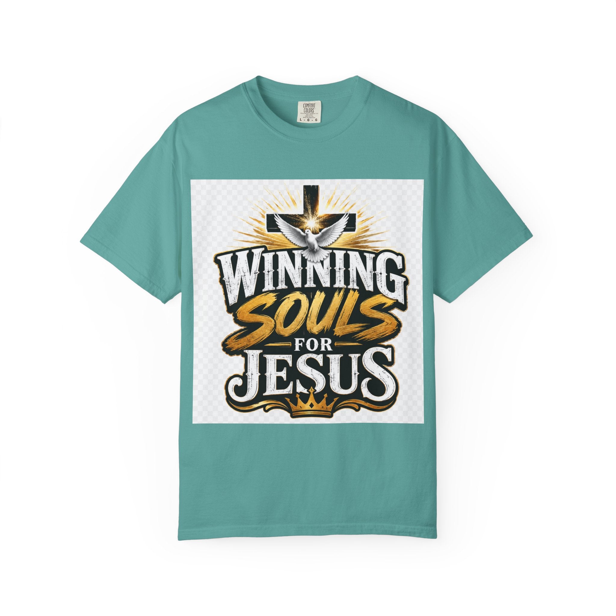 Winning Souls for Jesus T-Shirt — Christian Faith Ministry Graphic Tee