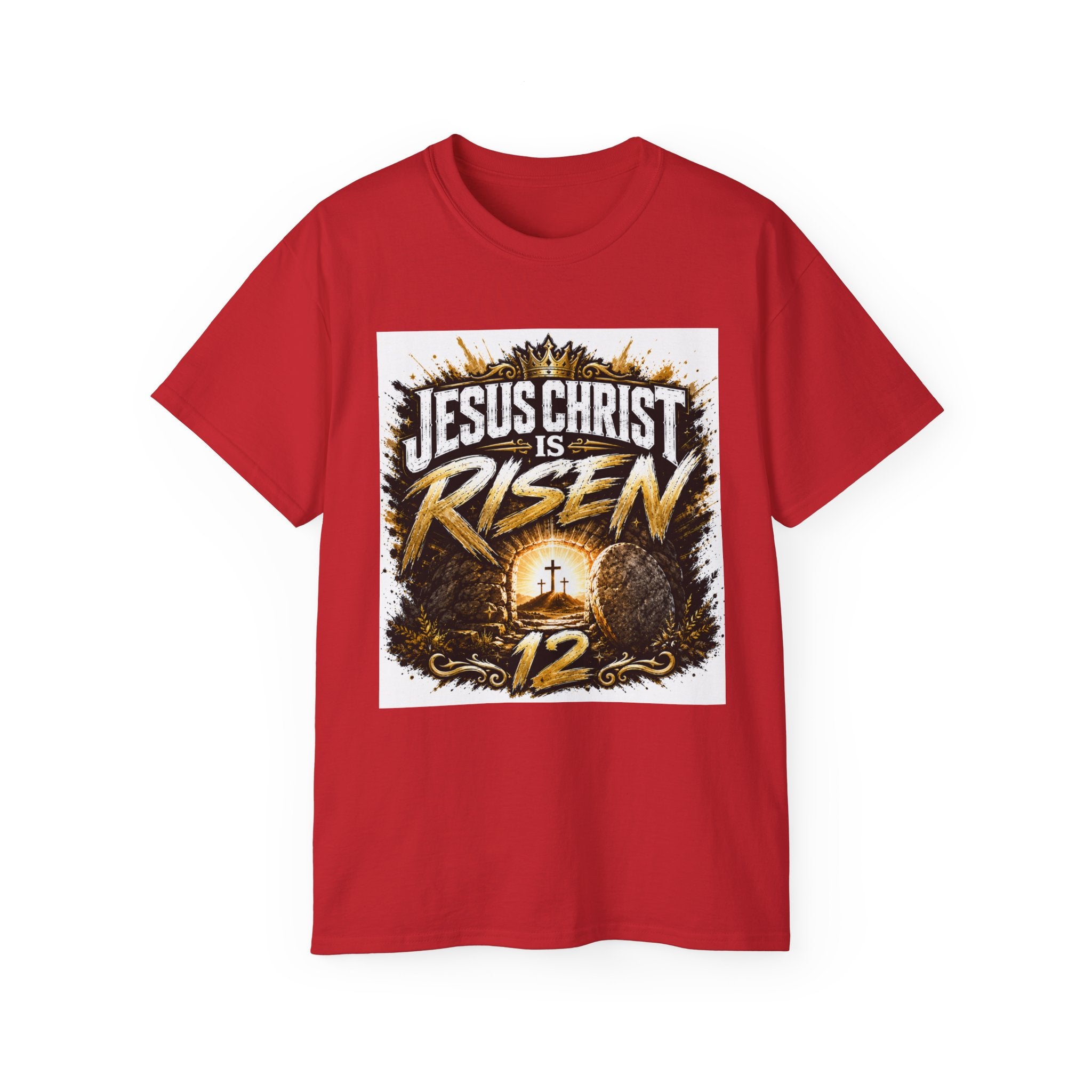 Jesus Christ Is Risen T-Shirt — Easter Christian Faith Tee
