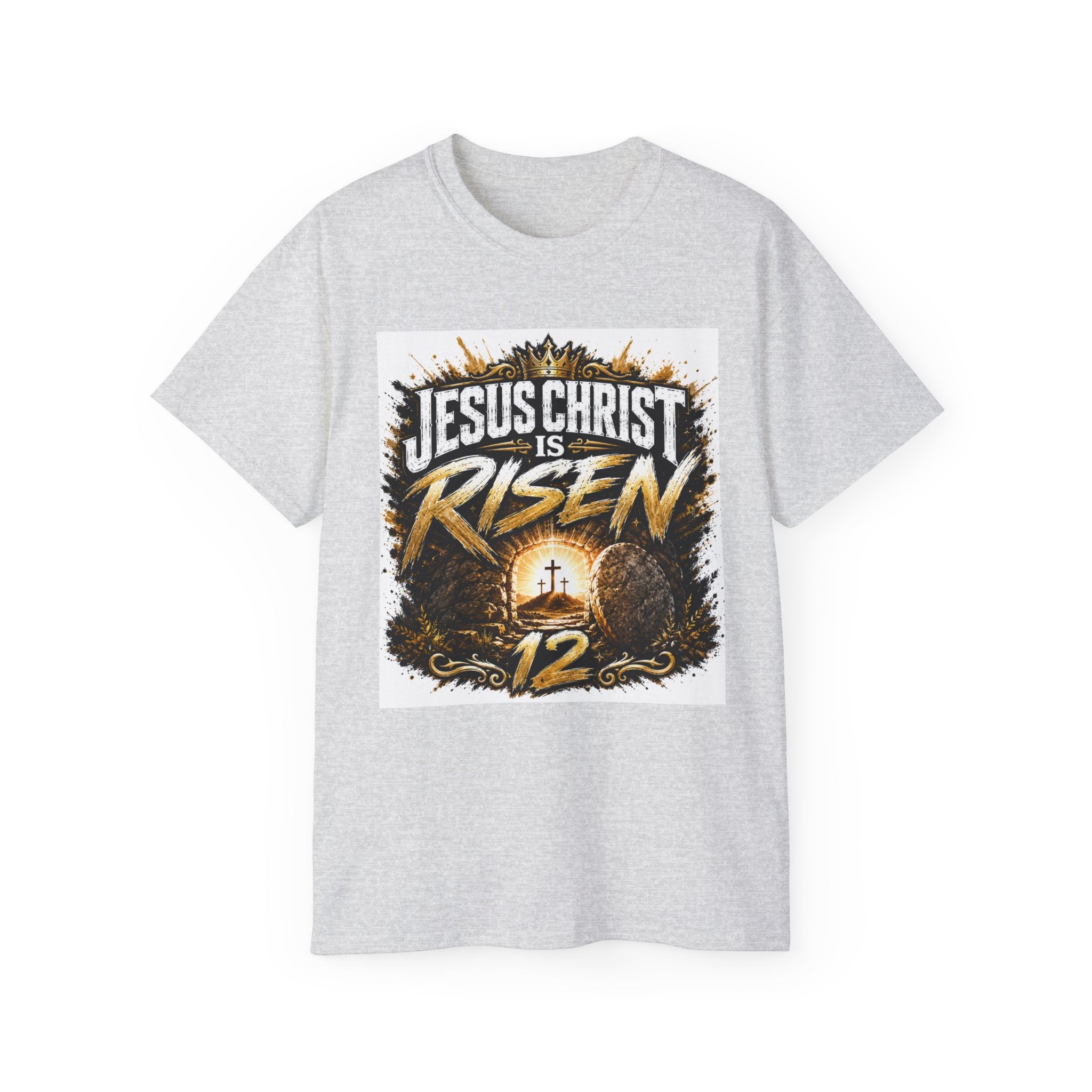 Jesus Christ Is Risen T-Shirt — Easter Christian Faith Tee