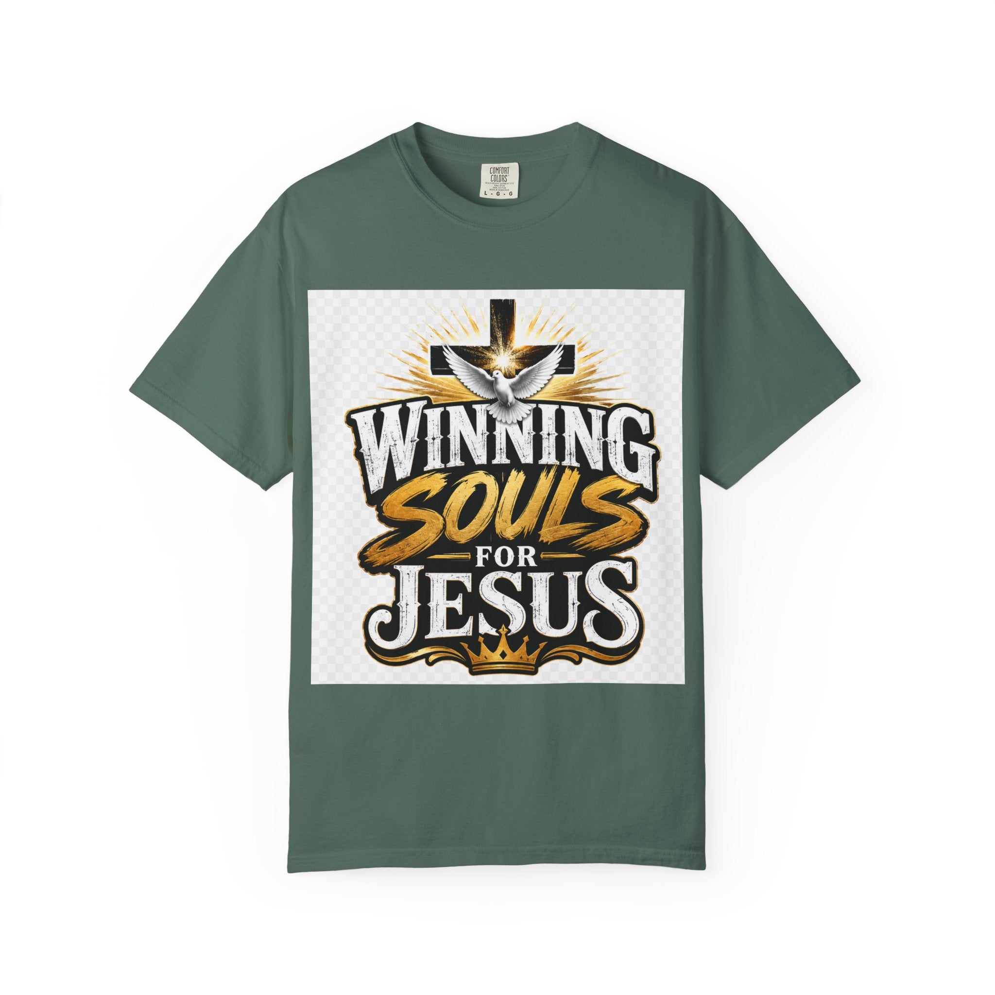 Winning Souls for Jesus T-Shirt — Christian Faith Ministry Graphic Tee