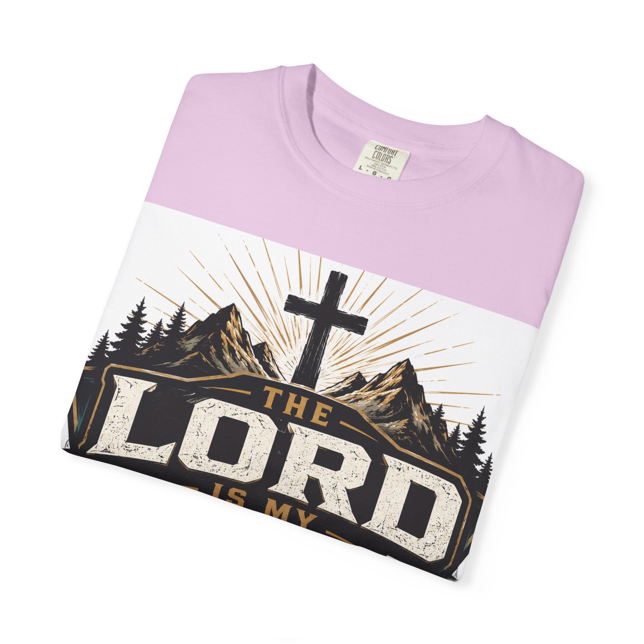Christian T-Shirt — "The Lord Is My Light" Faith Graphic Tee