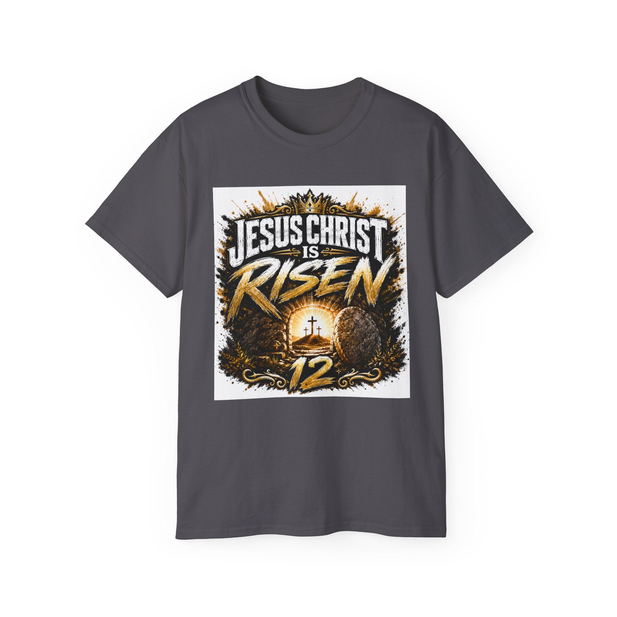 Jesus Christ Is Risen T-Shirt — Easter Christian Faith Tee