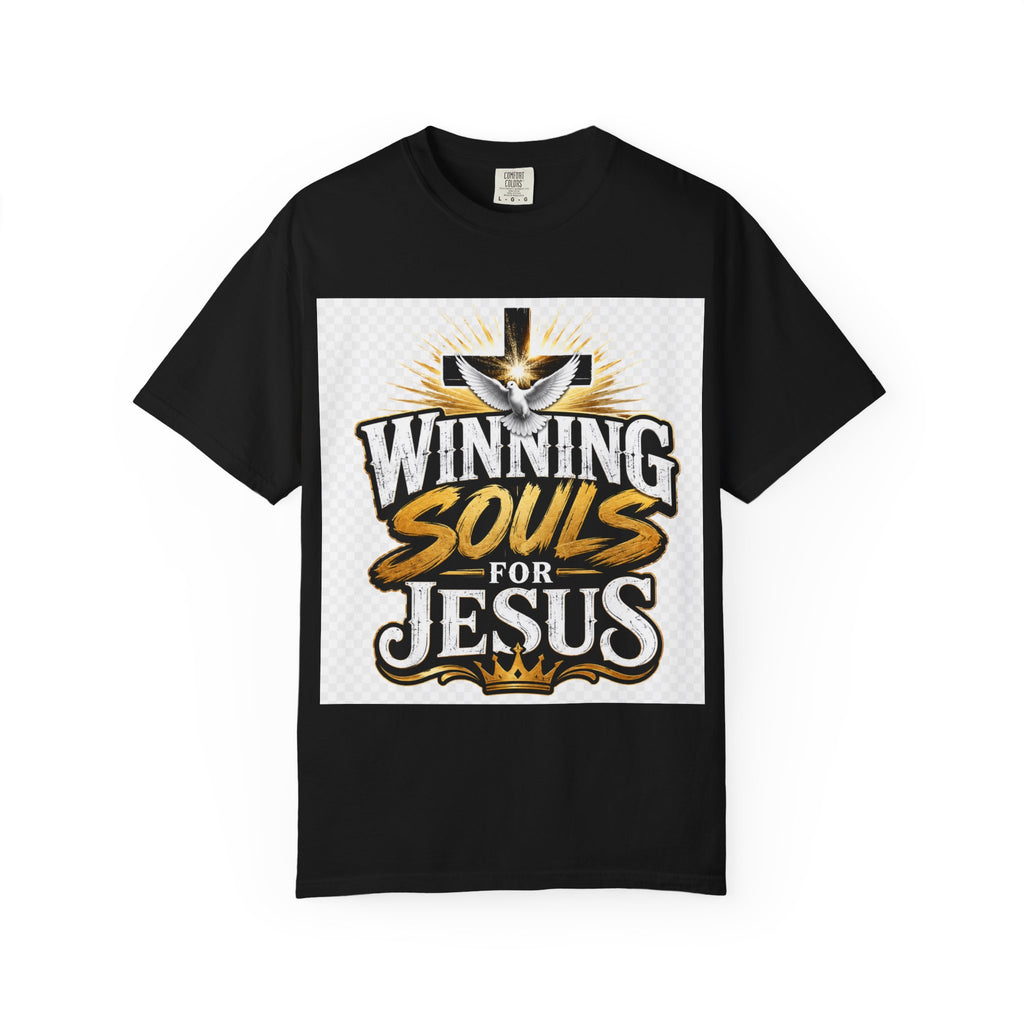 Winning Souls for Jesus T-Shirt — Christian Faith Ministry Graphic Tee