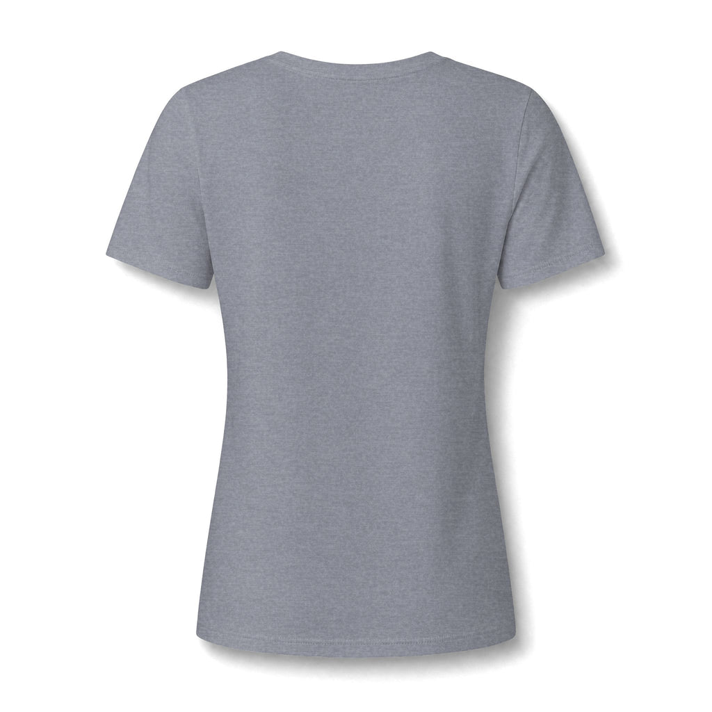Christian V-Neck Tee — "I Am Winning Souls for Jesus" Floral Design